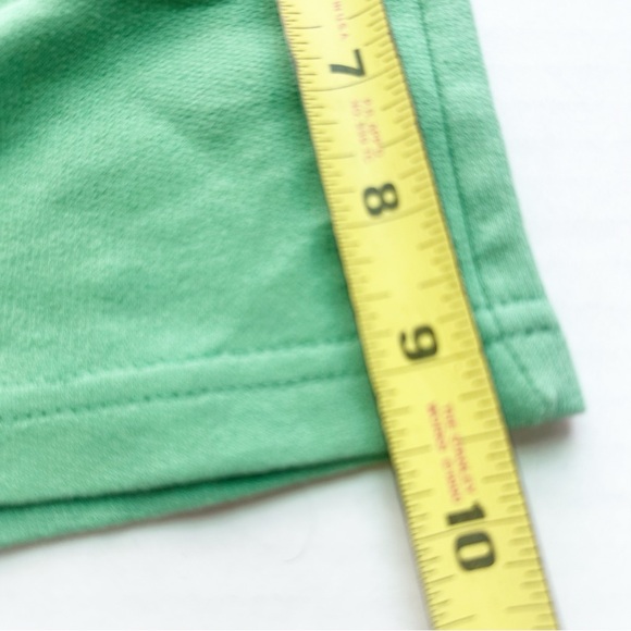 Cotton Jersey Sweatpant Shorts In Green NWOT - Picture 7 of 9